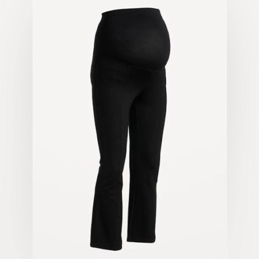Old Navy Maternity Full Panel Stevie Cropped Flare Pants